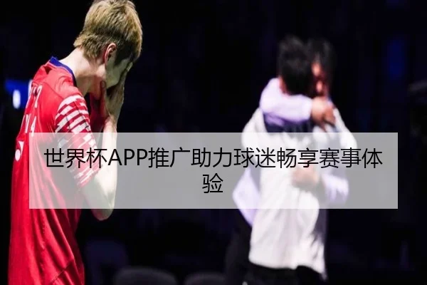 世界杯APP推广助力球迷畅享赛事体验