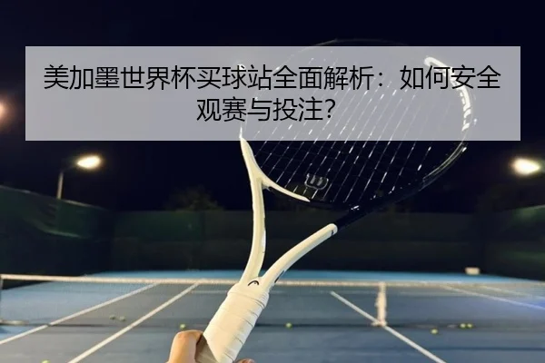 美加墨世界杯买球站全面解析：如何安全观赛与投注？