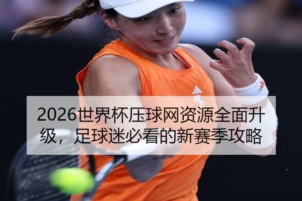 2026世界杯压球网资源全面升级，足球迷必看的新赛季攻略